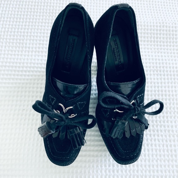 New authentic Burberry Prorsum, high heel out of suede in black color shoes. - Picture 1 of 8